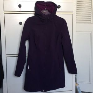 Champion purple mid-length jacket